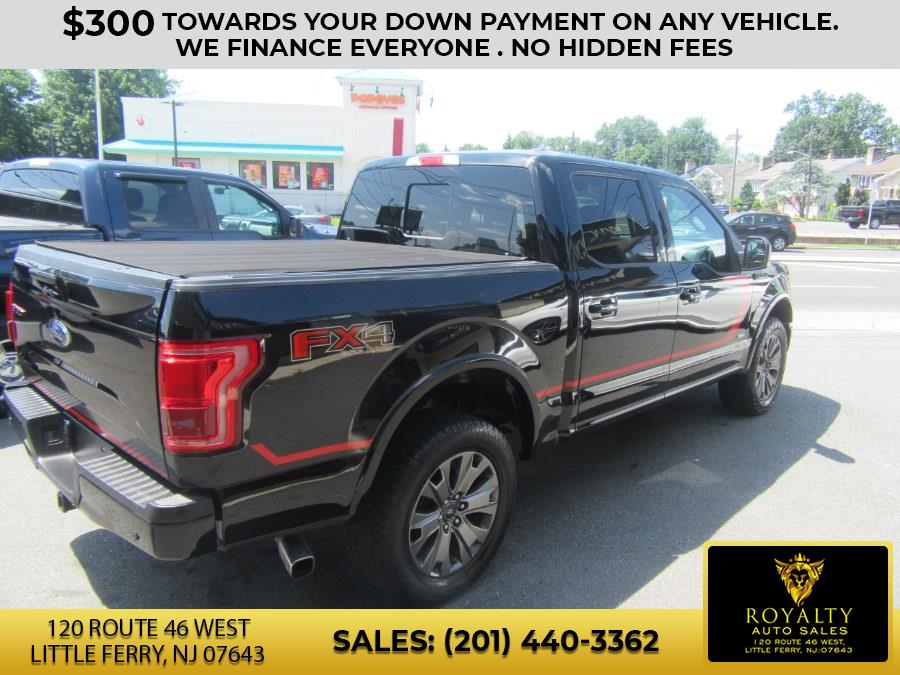 2016 Ford F-150 4WD SuperCrew 145" Lariat, available for sale in Little Ferry, New Jersey | Royalty Auto Sales. Little Ferry, New Jersey 2016 Ford F-150 4WD SuperCrew 145" Lariat, available for sale in Little Ferry, New Jersey | Royalty Auto Sales. Little Ferry, New Jersey