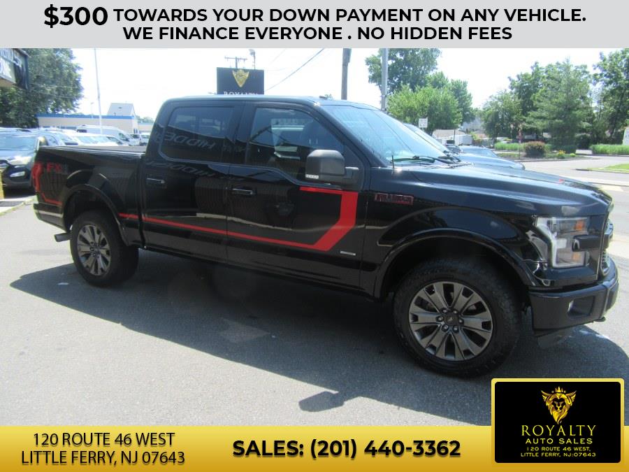 2016 Ford F-150 4WD SuperCrew 145" Lariat, available for sale in Little Ferry, New Jersey | Royalty Auto Sales. Little Ferry, New Jersey 2016 Ford F-150 4WD SuperCrew 145" Lariat, available for sale in Little Ferry, New Jersey | Royalty Auto Sales. Little Ferry, New Jersey
