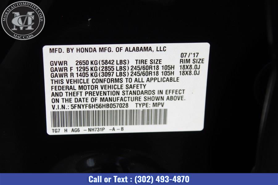 2017 Honda Pilot EX-L AWD, available for sale in New Castle, Delaware | Morsi Automotive Corporation. New Castle, Delaware 2017 Honda Pilot EX-L AWD, available for sale in New Castle, Delaware | Morsi Automotive Corporation. New Castle, Delaware