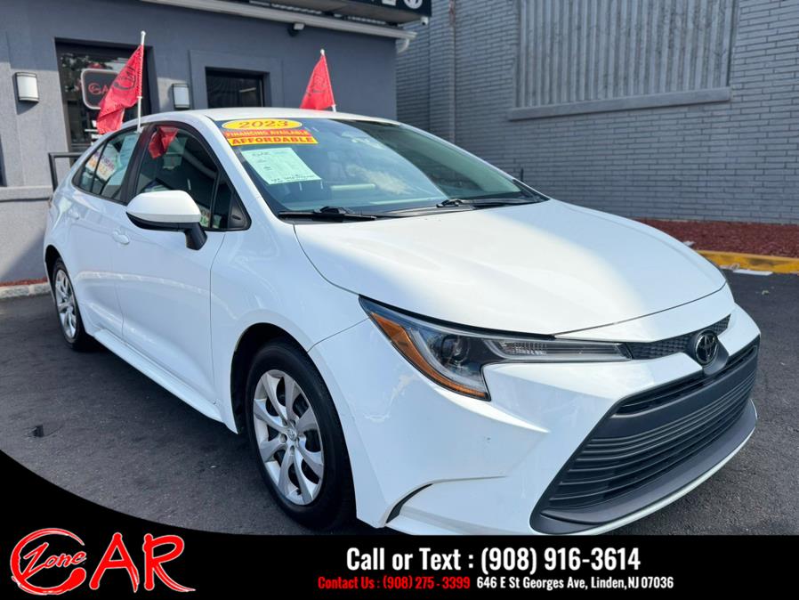 2023 Toyota Corolla LE CVT (Natl), available for sale in Linden, New Jersey | Car Zone. Linden, New Jersey 2023 Toyota Corolla LE CVT (Natl), available for sale in Linden, New Jersey | Car Zone. Linden, New Jersey