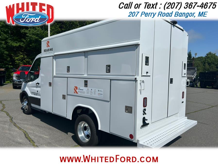 2024 Ford Transit Chassis T-350 AWD DRW 138" WB Service/Lube Body, available for sale in Bangor, Maine | Whited Ford. Bangor, Maine 2024 Ford Transit Chassis T-350 AWD DRW 138" WB Service/Lube Body, available for sale in Bangor, Maine | Whited Ford. Bangor, Maine