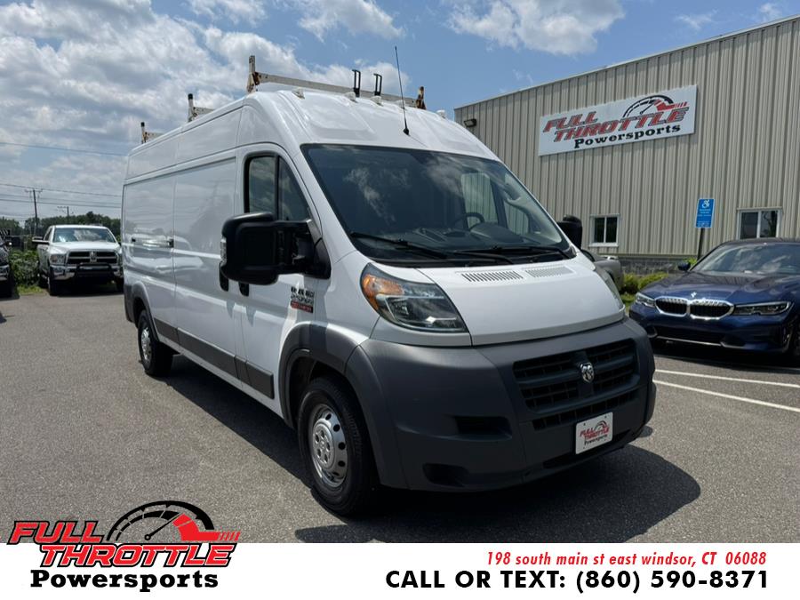 2018 Ram ProMaster Cargo Van 2500 High Roof 159" WB, available for sale in East Windsor, Connecticut | Full Throttle Power Sports LLC. East Windsor, Connecticut 2018 Ram ProMaster Cargo Van 2500 High Roof 159" WB, available for sale in East Windsor, Connecticut | Full Throttle Power Sports LLC. East Windsor, Connecticut