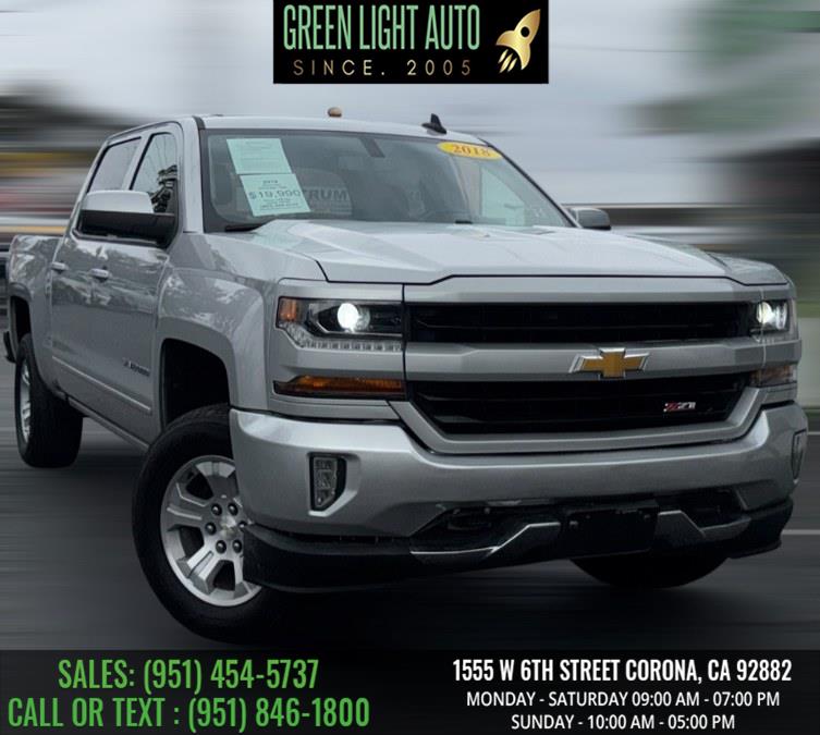 2018 Chevrolet Silverado 1500 4WD Crew Cab 143.5" LT w/2LT, available for sale in Corona, California | Green Light Auto. Corona, California 2018 Chevrolet Silverado 1500 4WD Crew Cab 143.5" LT w/2LT, available for sale in Corona, California | Green Light Auto. Corona, California