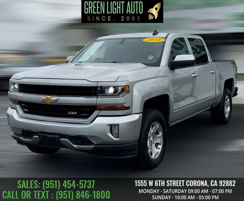 2018 Chevrolet Silverado 1500 4WD Crew Cab 143.5" LT w/2LT, available for sale in Corona, California | Green Light Auto. Corona, California 2018 Chevrolet Silverado 1500 4WD Crew Cab 143.5" LT w/2LT, available for sale in Corona, California | Green Light Auto. Corona, California