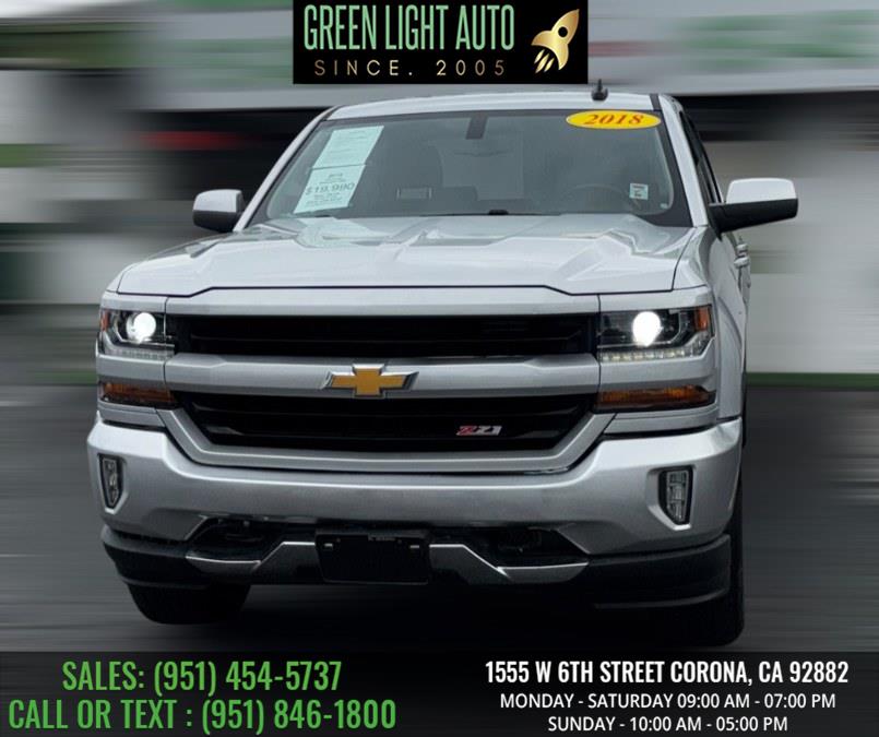 2018 Chevrolet Silverado 1500 4WD Crew Cab 143.5" LT w/2LT, available for sale in Corona, California | Green Light Auto. Corona, California 2018 Chevrolet Silverado 1500 4WD Crew Cab 143.5" LT w/2LT, available for sale in Corona, California | Green Light Auto. Corona, California