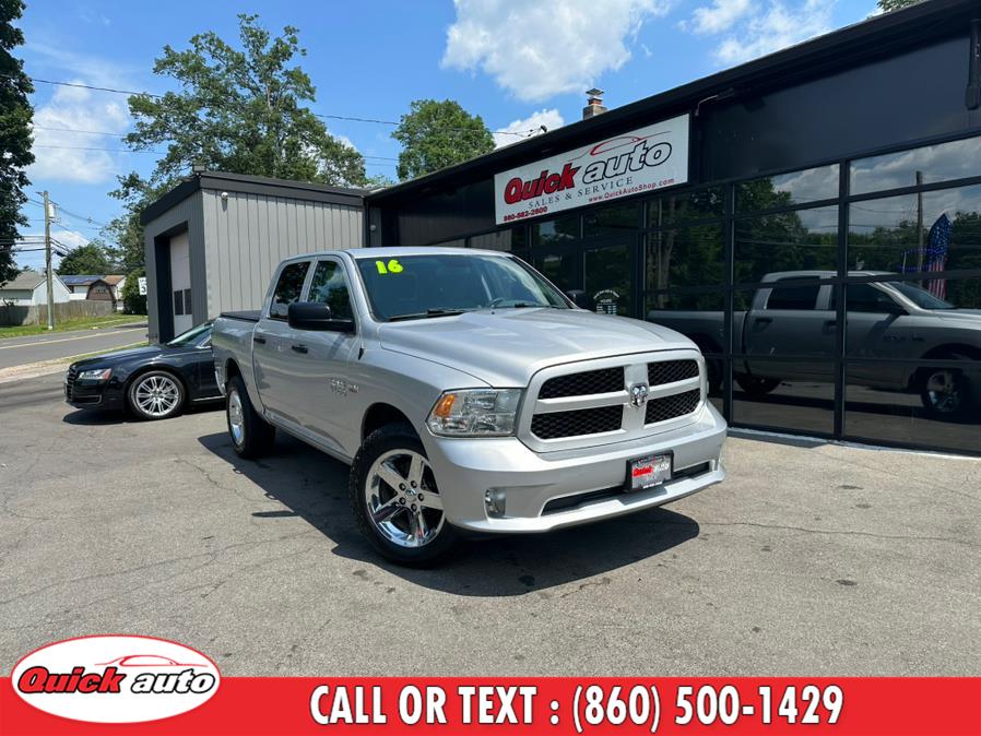 2016 Ram 1500 4WD Crew Cab 140.5" Express, available for sale in Bristol, Connecticut | Quick Auto LLC. Bristol, Connecticut 2016 Ram 1500 4WD Crew Cab 140.5" Express, available for sale in Bristol, Connecticut | Quick Auto LLC. Bristol, Connecticut