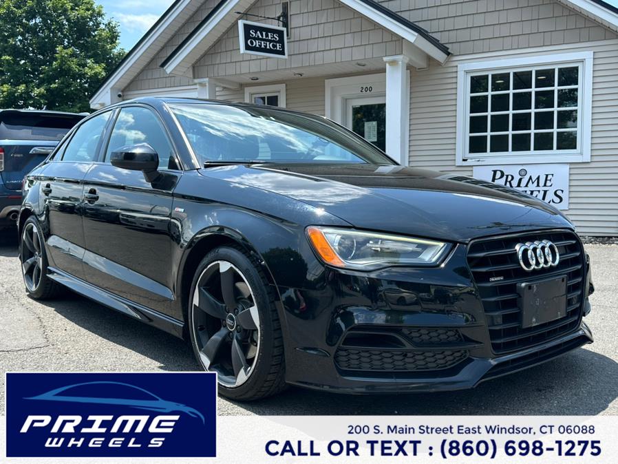2016 Audi A3 4dr Sdn quattro 2.0T Premium, available for sale in East Windsor, Connecticut | Prime Wheels. East Windsor, Connecticut