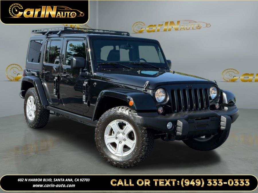 2016 Jeep Wrangler Unlimited 4WD 4dr Sahara, available for sale in Santa Ana, California | Carin Auto. Santa Ana, California 2016 Jeep Wrangler Unlimited 4WD 4dr Sahara, available for sale in Santa Ana, California | Carin Auto. Santa Ana, California