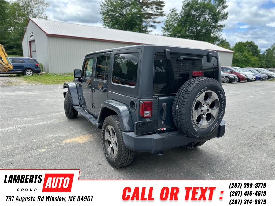 2017 Jeep Wrangler Unlimi SAHARA, available for sale in Winslow, Maine | Lamberts Auto Group LLC. Winslow, Maine 2017 Jeep Wrangler Unlimi SAHARA, available for sale in Winslow, Maine | Lamberts Auto Group LLC. Winslow, Maine