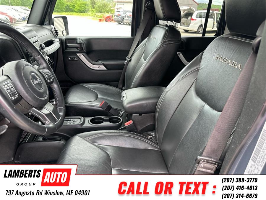 2017 Jeep Wrangler Unlimi SAHARA, available for sale in Winslow, Maine | Lamberts Auto Group LLC. Winslow, Maine 2017 Jeep Wrangler Unlimi SAHARA, available for sale in Winslow, Maine | Lamberts Auto Group LLC. Winslow, Maine