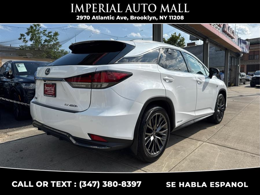 2022 Lexus RX RX 450h F SPORT Handling AWD, available for sale in Brooklyn, New York | Imperial Auto Mall. Brooklyn, New York 2022 Lexus RX RX 450h F SPORT Handling AWD, available for sale in Brooklyn, New York | Imperial Auto Mall. Brooklyn, New York