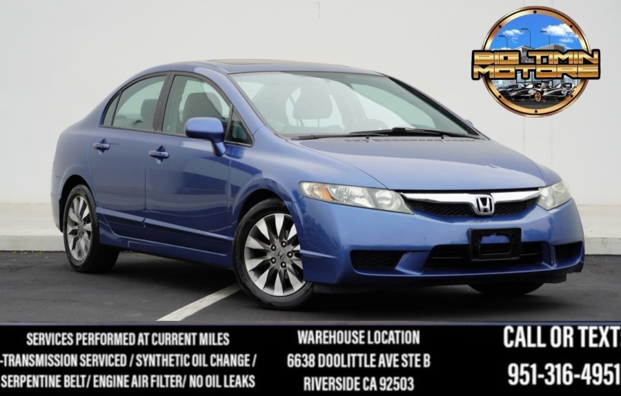 2010 Honda Civic Sdn EX 4dr Auto(SUNROOF), available for sale in Riverside, California | Big Timin Motors LLC. Riverside, California 2010 Honda Civic Sdn EX 4dr Auto(SUNROOF), available for sale in Riverside, California | Big Timin Motors LLC. Riverside, California