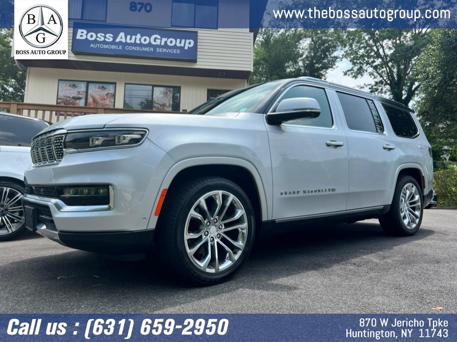 2022 Jeep Grand Wagoneer Series II 4x4, available for sale in Huntington, New York | The Boss Auto Group. Huntington, New York 2022 Jeep Grand Wagoneer Series II 4x4, available for sale in Huntington, New York | The Boss Auto Group. Huntington, New York