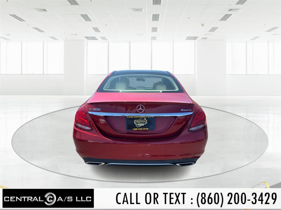2017 Mercedes-Benz C-Class C 300 4MATIC Sedan with Luxury Pkg, available for sale in East Windsor, Connecticut | Central A/S LLC. East Windsor, Connecticut 2017 Mercedes-Benz C-Class C 300 4MATIC Sedan with Luxury Pkg, available for sale in East Windsor, Connecticut | Central A/S LLC. East Windsor, Connecticut