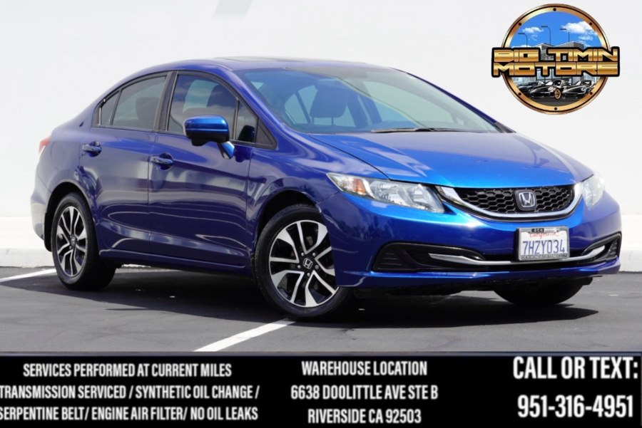2015 Honda Civic Sedan EX NAVI (ONE OWNER) (BLUETOOTH) SUNROOF) KEYLESS ENTRY (REAR/SIDE CAM), available for sale in Riverside, California | Big Timin Motors LLC. Riverside, California 2015 Honda Civic Sedan EX NAVI (ONE OWNER) (BLUETOOTH) SUNROOF) KEYLESS ENTRY (REAR/SIDE CAM), available for sale in Riverside, California | Big Timin Motors LLC. Riverside, California