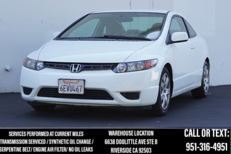 2008 Honda Civic Cpe LX (ONE OWNER) 2dr Auto, available for sale in Riverside, California | Big Timin Motors LLC. Riverside, California 2008 Honda Civic Cpe LX (ONE OWNER) 2dr Auto, available for sale in Riverside, California | Big Timin Motors LLC. Riverside, California