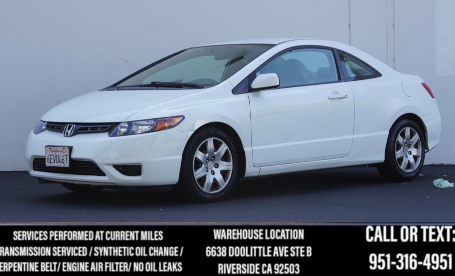 2008 Honda Civic Cpe LX (ONE OWNER) 2dr Auto, available for sale in Riverside, California | Big Timin Motors LLC. Riverside, California 2008 Honda Civic Cpe LX (ONE OWNER) 2dr Auto, available for sale in Riverside, California | Big Timin Motors LLC. Riverside, California