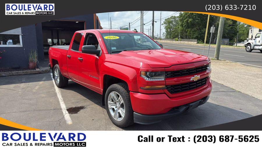 2016 Chevrolet Silverado 1500 Double Cab Custom Pickup 4D 6 1/2 ft, available for sale in New Haven, Connecticut | Boulevard Motors LLC. New Haven, Connecticut 2016 Chevrolet Silverado 1500 Double Cab Custom Pickup 4D 6 1/2 ft, available for sale in New Haven, Connecticut | Boulevard Motors LLC. New Haven, Connecticut
