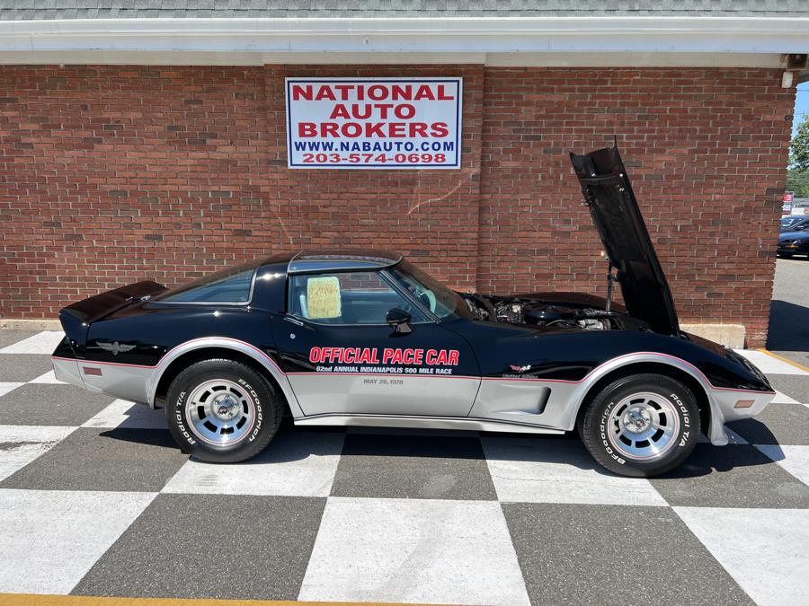 1978 Chevrolet Corvette Pace Car, available for sale in Waterbury, Connecticut | National Auto Brokers, Inc.. Waterbury, Connecticut 1978 Chevrolet Corvette Pace Car, available for sale in Waterbury, Connecticut | National Auto Brokers, Inc.. Waterbury, Connecticut