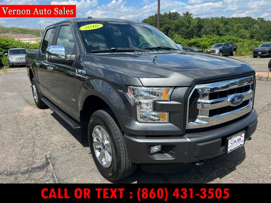 2016 Ford F-150 4WD SuperCrew 145" XLT, available for sale in Manchester, Connecticut | Vernon Auto Sale & Service. Manchester, Connecticut 2016 Ford F-150 4WD SuperCrew 145" XLT, available for sale in Manchester, Connecticut | Vernon Auto Sale & Service. Manchester, Connecticut