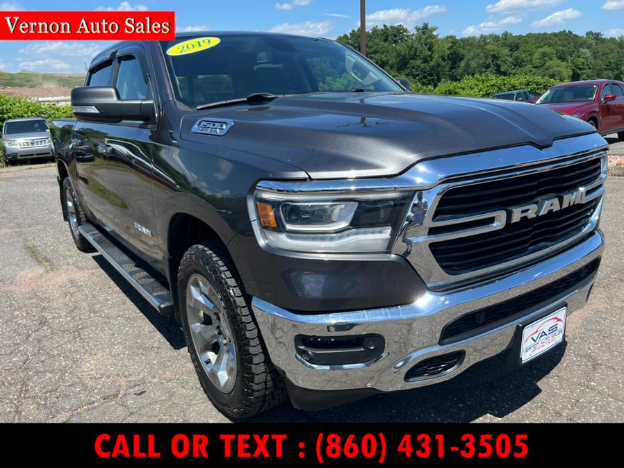 2019 Ram 1500 Big Horn 4x4 Crew Cab 5''7" Box, available for sale in Manchester, Connecticut | Vernon Auto Sale & Service. Manchester, Connecticut 2019 Ram 1500 Big Horn 4x4 Crew Cab 5''7" Box, available for sale in Manchester, Connecticut | Vernon Auto Sale & Service. Manchester, Connecticut