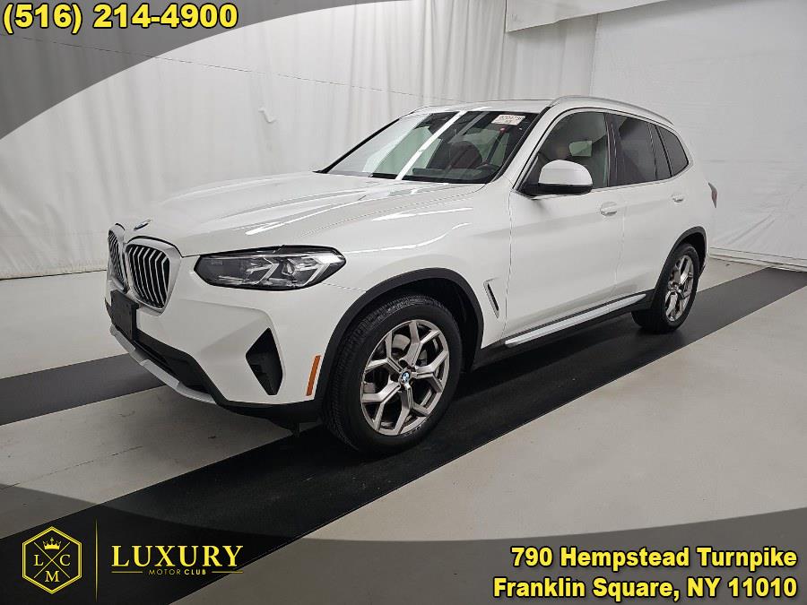 2022 BMW X3 xDrive30i Sports Activity Vehicle, available for sale in Franklin Square, New York | Luxury Motor Club. Franklin Square, New York 2022 BMW X3 xDrive30i Sports Activity Vehicle, available for sale in Franklin Square, New York | Luxury Motor Club. Franklin Square, New York