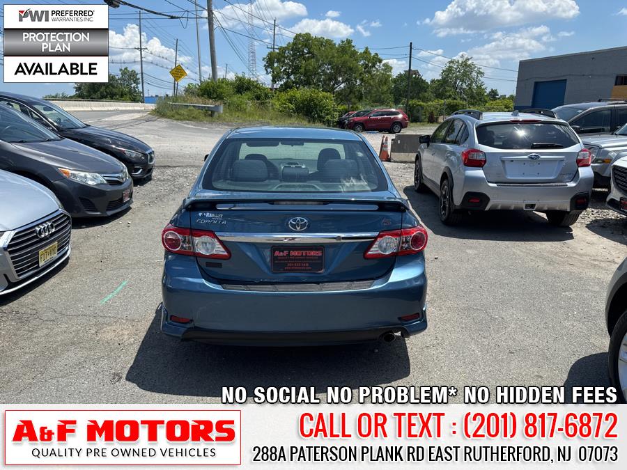 2013 Toyota Corolla 4dr Sdn Auto S (Natl), available for sale in East Rutherford, New Jersey | A&F Motors LLC. East Rutherford, New Jersey 2013 Toyota Corolla 4dr Sdn Auto S (Natl), available for sale in East Rutherford, New Jersey | A&F Motors LLC. East Rutherford, New Jersey