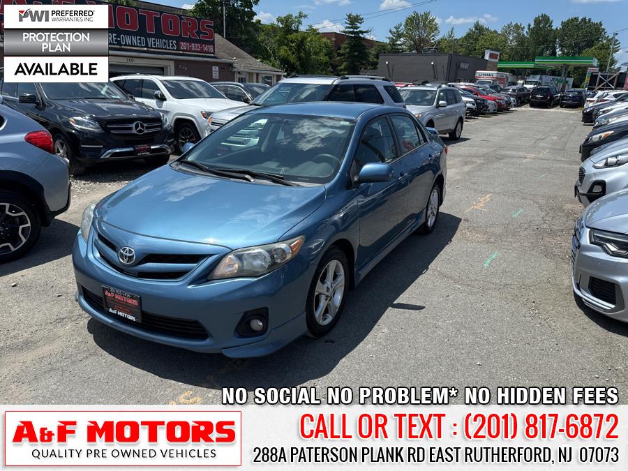 2013 Toyota Corolla 4dr Sdn Auto S (Natl), available for sale in East Rutherford, New Jersey | A&F Motors LLC. East Rutherford, New Jersey 2013 Toyota Corolla 4dr Sdn Auto S (Natl), available for sale in East Rutherford, New Jersey | A&F Motors LLC. East Rutherford, New Jersey