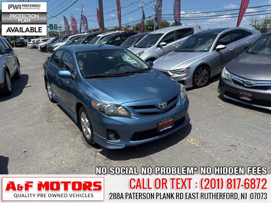 2013 Toyota Corolla 4dr Sdn Auto S (Natl), available for sale in East Rutherford, New Jersey | A&F Motors LLC. East Rutherford, New Jersey 2013 Toyota Corolla 4dr Sdn Auto S (Natl), available for sale in East Rutherford, New Jersey | A&F Motors LLC. East Rutherford, New Jersey
