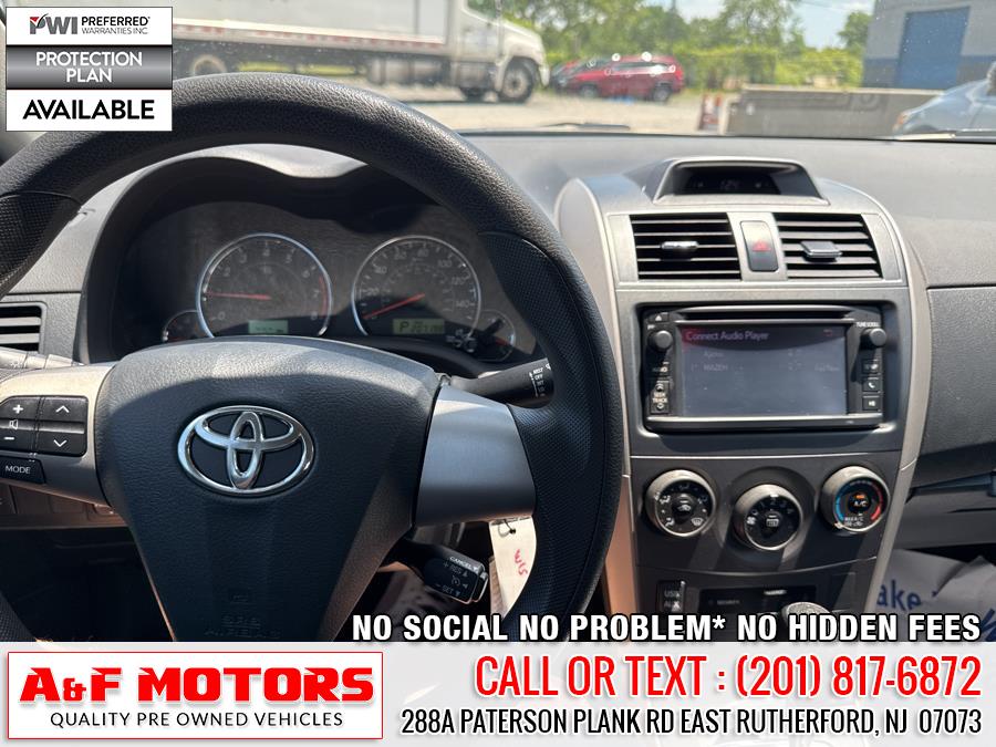 2013 Toyota Corolla 4dr Sdn Auto S (Natl), available for sale in East Rutherford, New Jersey | A&F Motors LLC. East Rutherford, New Jersey 2013 Toyota Corolla 4dr Sdn Auto S (Natl), available for sale in East Rutherford, New Jersey | A&F Motors LLC. East Rutherford, New Jersey