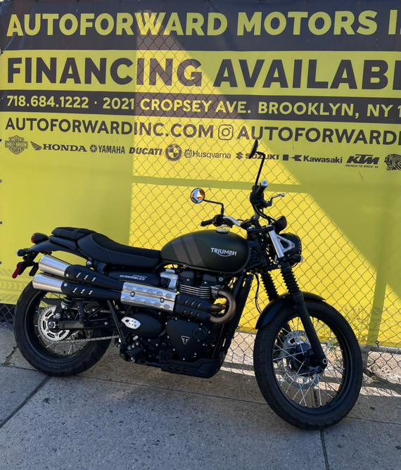 2022 TRIUMPH STREET SCRAMBLER 900, available for sale in Brooklyn, New York | Autoforward Motors Inc.. Brooklyn, New York 2022 TRIUMPH STREET SCRAMBLER 900, available for sale in Brooklyn, New York | Autoforward Motors Inc.. Brooklyn, New York