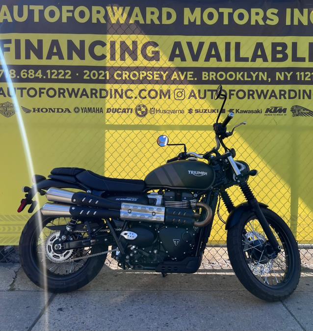 2022 TRIUMPH STREET SCRAMBLER 900, available for sale in Brooklyn, New York | Autoforward Motors Inc.. Brooklyn, New York 2022 TRIUMPH STREET SCRAMBLER 900, available for sale in Brooklyn, New York | Autoforward Motors Inc.. Brooklyn, New York