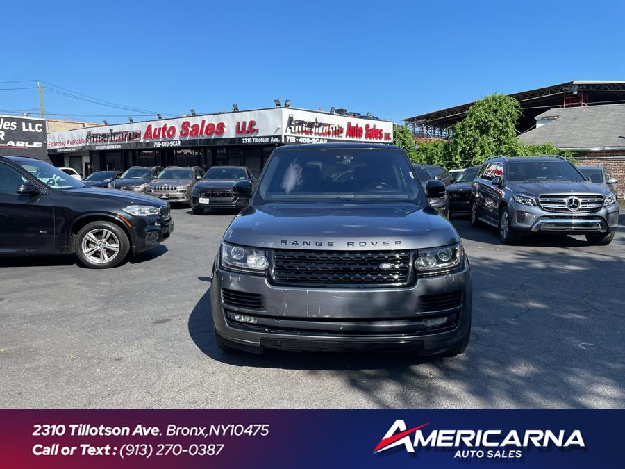 2016 Land Rover Range Rover 4WD 4dr Supercharged, available for sale in Bronx, New York | Americarna Auto Sales LLC. Bronx, New York 2016 Land Rover Range Rover 4WD 4dr Supercharged, available for sale in Bronx, New York | Americarna Auto Sales LLC. Bronx, New York