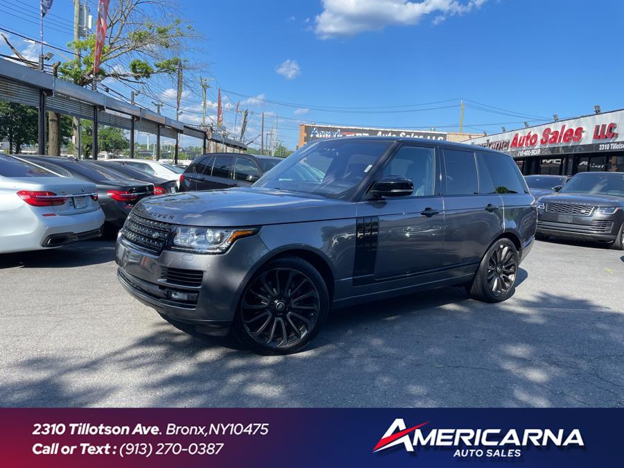 2016 Land Rover Range Rover 4WD 4dr Supercharged, available for sale in Bronx, New York | Americarna Auto Sales LLC. Bronx, New York 2016 Land Rover Range Rover 4WD 4dr Supercharged, available for sale in Bronx, New York | Americarna Auto Sales LLC. Bronx, New York