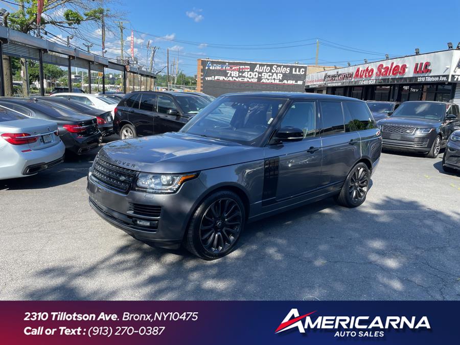 2016 Land Rover Range Rover 4WD 4dr Supercharged, available for sale in Bronx, New York | Americarna Auto Sales LLC. Bronx, New York 2016 Land Rover Range Rover 4WD 4dr Supercharged, available for sale in Bronx, New York | Americarna Auto Sales LLC. Bronx, New York