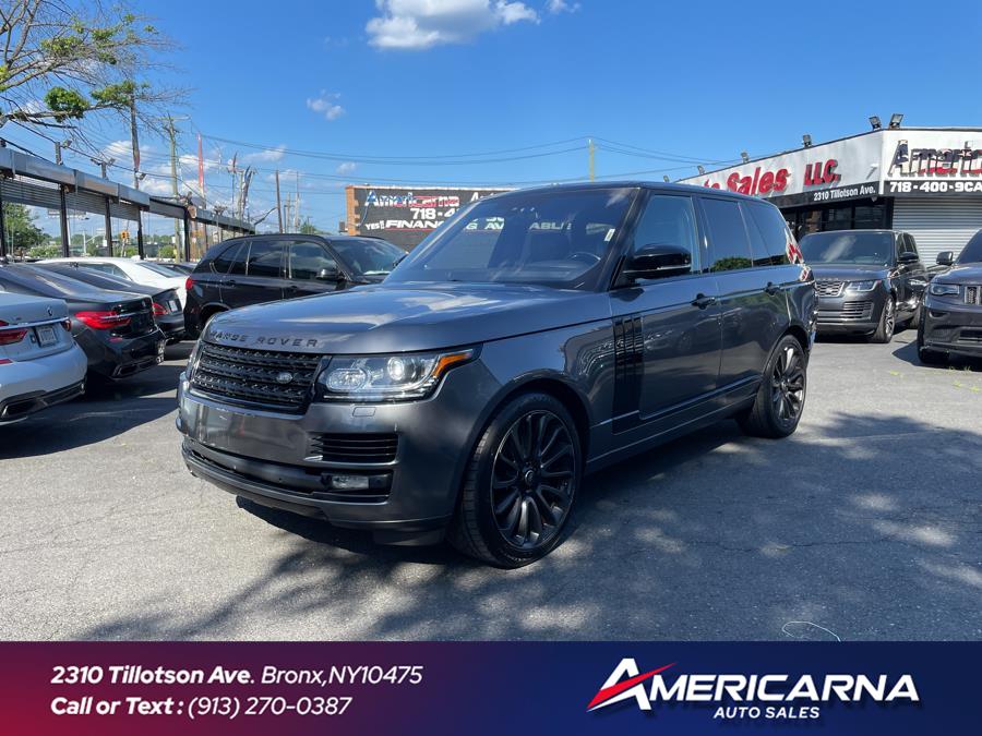 2016 Land Rover Range Rover 4WD 4dr Supercharged, available for sale in Bronx, New York | Americarna Auto Sales LLC. Bronx, New York 2016 Land Rover Range Rover 4WD 4dr Supercharged, available for sale in Bronx, New York | Americarna Auto Sales LLC. Bronx, New York