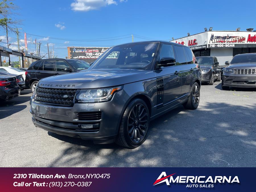 2016 Land Rover Range Rover 4WD 4dr Supercharged, available for sale in Bronx, New York | Americarna Auto Sales LLC. Bronx, New York 2016 Land Rover Range Rover 4WD 4dr Supercharged, available for sale in Bronx, New York | Americarna Auto Sales LLC. Bronx, New York