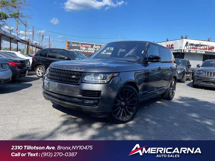 2016 Land Rover Range Rover 4WD 4dr Supercharged, available for sale in Bronx, New York | Americarna Auto Sales LLC. Bronx, New York 2016 Land Rover Range Rover 4WD 4dr Supercharged, available for sale in Bronx, New York | Americarna Auto Sales LLC. Bronx, New York