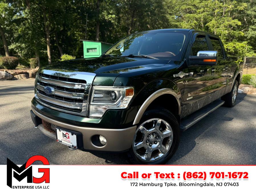 2013 Ford F-150 4WD SuperCrew 145" King Ranch, available for sale in Bloomingdale, New Jersey | MG Enterprise USA. Bloomingdale, New Jersey 2013 Ford F-150 4WD SuperCrew 145" King Ranch, available for sale in Bloomingdale, New Jersey | MG Enterprise USA. Bloomingdale, New Jersey