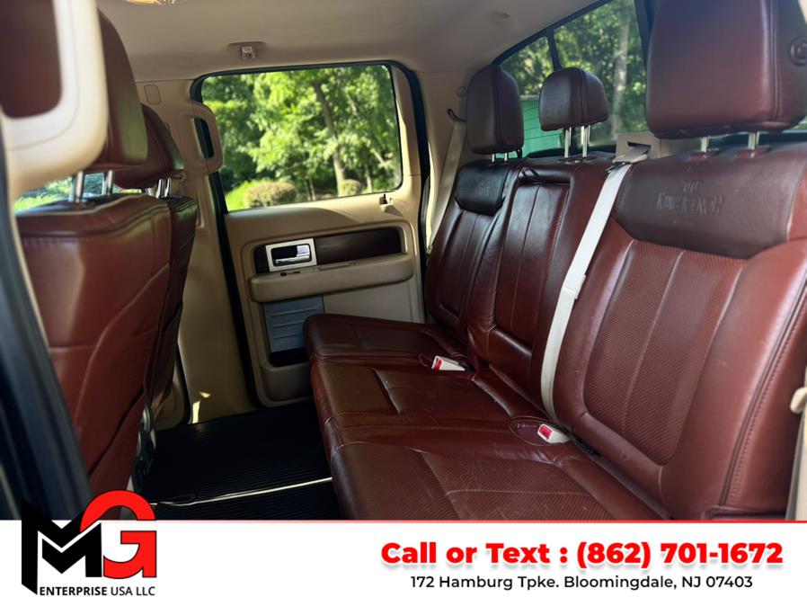 2013 Ford F-150 4WD SuperCrew 145" King Ranch, available for sale in Bloomingdale, New Jersey | MG Enterprise USA. Bloomingdale, New Jersey 2013 Ford F-150 4WD SuperCrew 145" King Ranch, available for sale in Bloomingdale, New Jersey | MG Enterprise USA. Bloomingdale, New Jersey