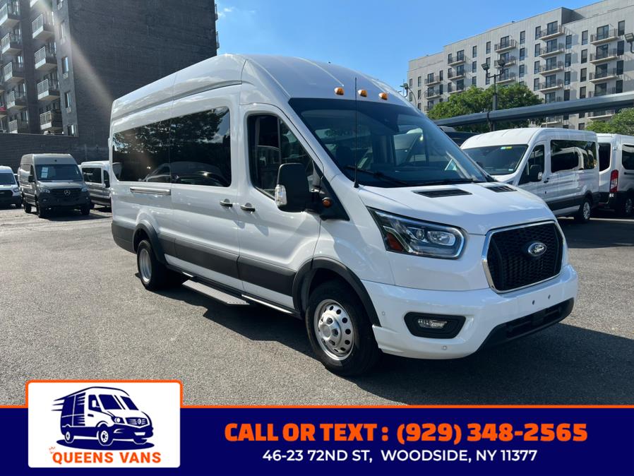 2023 Ford Transit Passenger Wagon T-350 HD 148" EL High Roof XLT DRW RWD, available for sale in Woodside, New York | Queens Vans LLC. Woodside, New York 2023 Ford Transit Passenger Wagon T-350 HD 148" EL High Roof XLT DRW RWD, available for sale in Woodside, New York | Queens Vans LLC. Woodside, New York