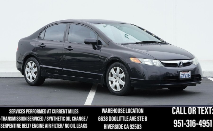 2008 Honda Civic Sdn LX (ONE OWNER) 4dr Auto, available for sale in Riverside, California | Big Timin Motors LLC. Riverside, California 2008 Honda Civic Sdn LX (ONE OWNER) 4dr Auto, available for sale in Riverside, California | Big Timin Motors LLC. Riverside, California