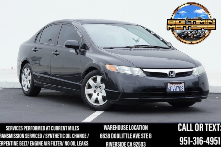 2008 Honda Civic Sdn LX (ONE OWNER) 4dr Auto, available for sale in Riverside, California | Big Timin Motors LLC. Riverside, California 2008 Honda Civic Sdn LX (ONE OWNER) 4dr Auto, available for sale in Riverside, California | Big Timin Motors LLC. Riverside, California