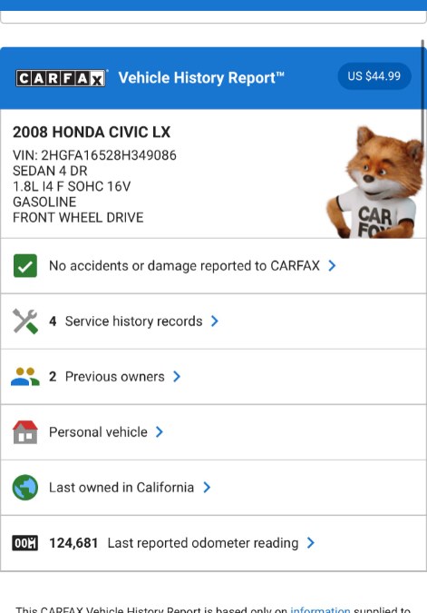 2008 Honda Civic Sdn LX (ONE OWNER) 4dr Auto, available for sale in Riverside, California | Big Timin Motors LLC. Riverside, California 2008 Honda Civic Sdn LX (ONE OWNER) 4dr Auto, available for sale in Riverside, California | Big Timin Motors LLC. Riverside, California