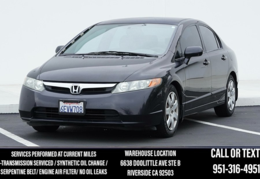 2008 Honda Civic Sdn LX (ONE OWNER) 4dr Auto, available for sale in Riverside, California | Big Timin Motors LLC. Riverside, California 2008 Honda Civic Sdn LX (ONE OWNER) 4dr Auto, available for sale in Riverside, California | Big Timin Motors LLC. Riverside, California
