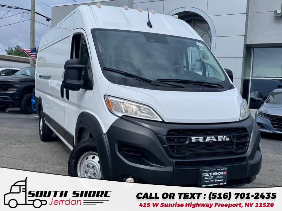 2023 Ram ProMaster Cargo Van 3500 Super High Roof Ext 159" WB, available for sale in Freeport, New York | South Shore Jerrdan. Freeport, New York 2023 Ram ProMaster Cargo Van 3500 Super High Roof Ext 159" WB, available for sale in Freeport, New York | South Shore Jerrdan. Freeport, New York