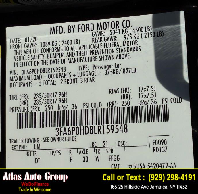 2020 Ford Fusion SE FWD, available for sale in Jamaica, New York | Atlas Auto Group. Jamaica, New York 2020 Ford Fusion SE FWD, available for sale in Jamaica, New York | Atlas Auto Group. Jamaica, New York