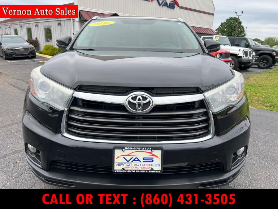2016 Toyota Highlander AWD 4dr V6 XLE (Natl), available for sale in Manchester, Connecticut | Vernon Auto Sale & Service. Manchester, Connecticut 2016 Toyota Highlander AWD 4dr V6 XLE (Natl), available for sale in Manchester, Connecticut | Vernon Auto Sale & Service. Manchester, Connecticut