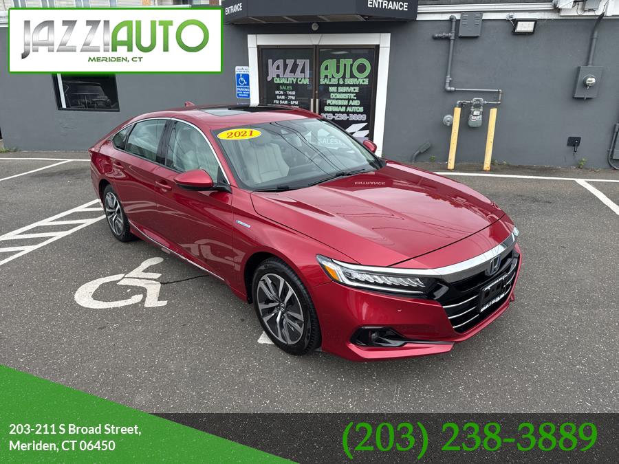 2021 Honda Accord Hybrid EX-L Sedan, available for sale in Meriden, Connecticut | Jazzi Auto Sales LLC. Meriden, Connecticut 2021 Honda Accord Hybrid EX-L Sedan, available for sale in Meriden, Connecticut | Jazzi Auto Sales LLC. Meriden, Connecticut
