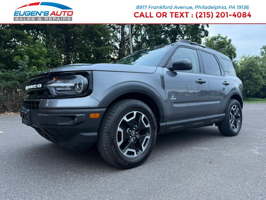 2021 Ford Bronco Sport Outer Banks 4x4, available for sale in Philadelphia, Pennsylvania | Eugen's Auto Sales & Repairs. Philadelphia, Pennsylvania 2021 Ford Bronco Sport Outer Banks 4x4, available for sale in Philadelphia, Pennsylvania | Eugen's Auto Sales & Repairs. Philadelphia, Pennsylvania